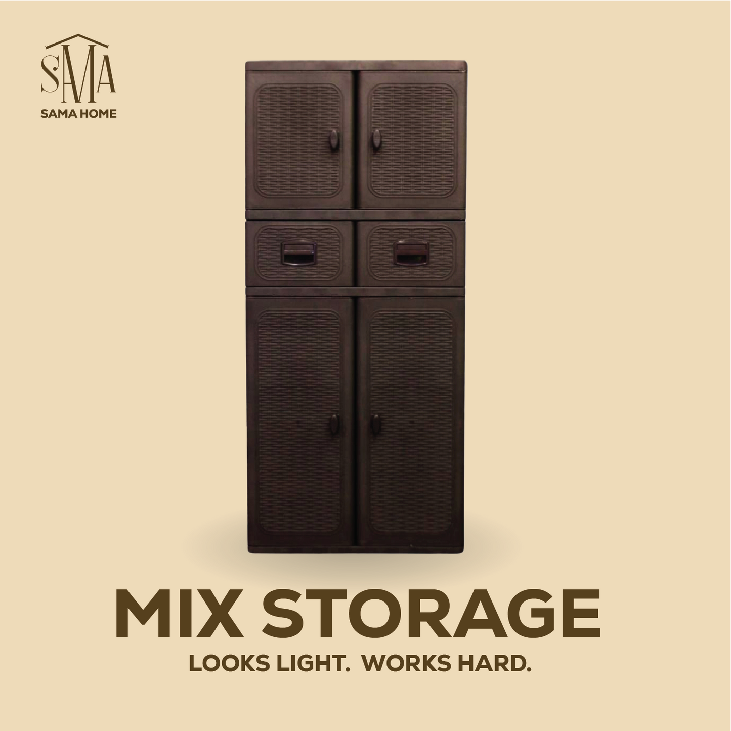 Sama Home 6D Stackable Drawer Chest