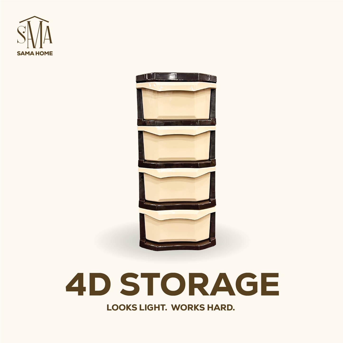 Sama Home 4D Stackable Drawer Unit Colorful, Compact & Capacious./x mini 4 top