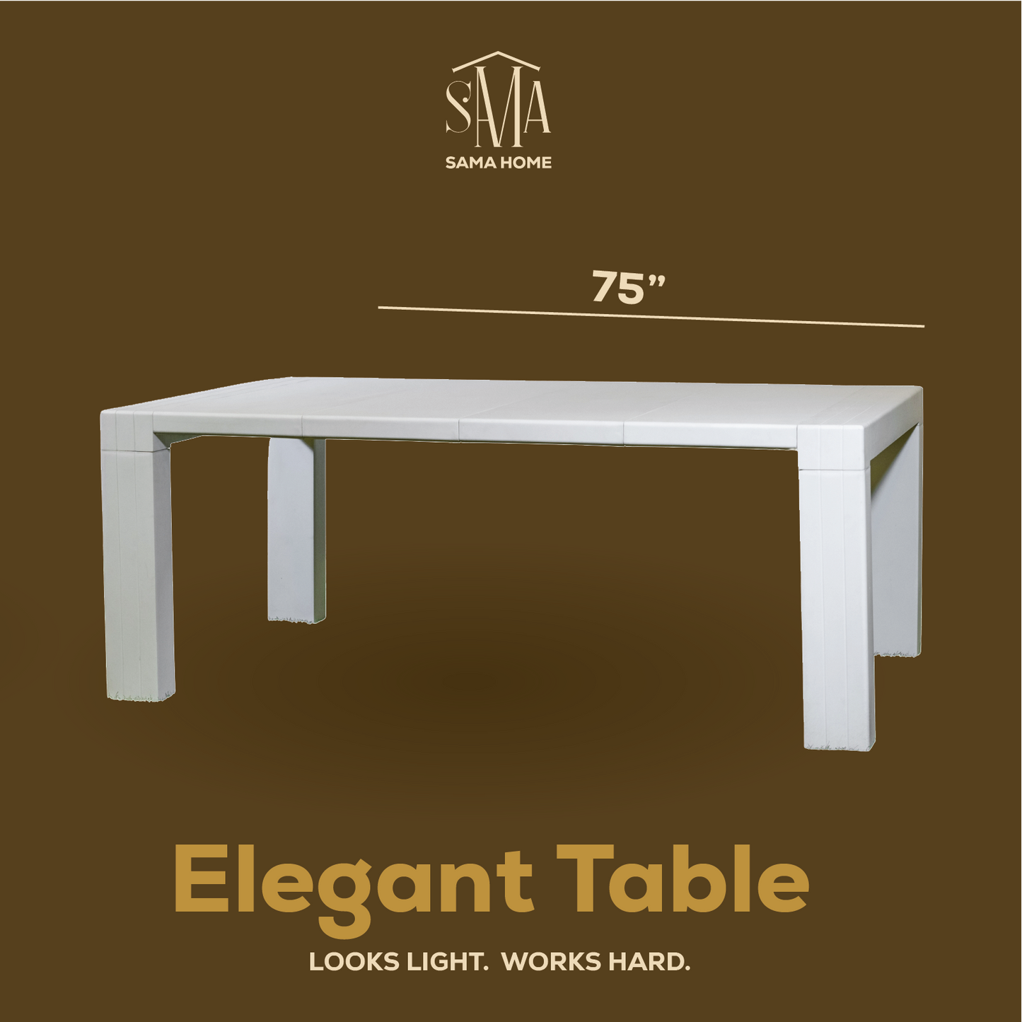 Elegant Table (75″)