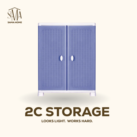2C Compact Double-Door Cabinet