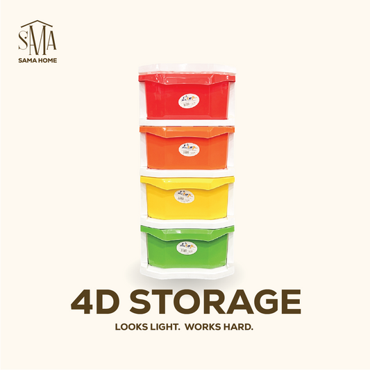 Sama Home 4D Stackable Drawer Unit Colorful, Compact & Capacious./x mini 4 top