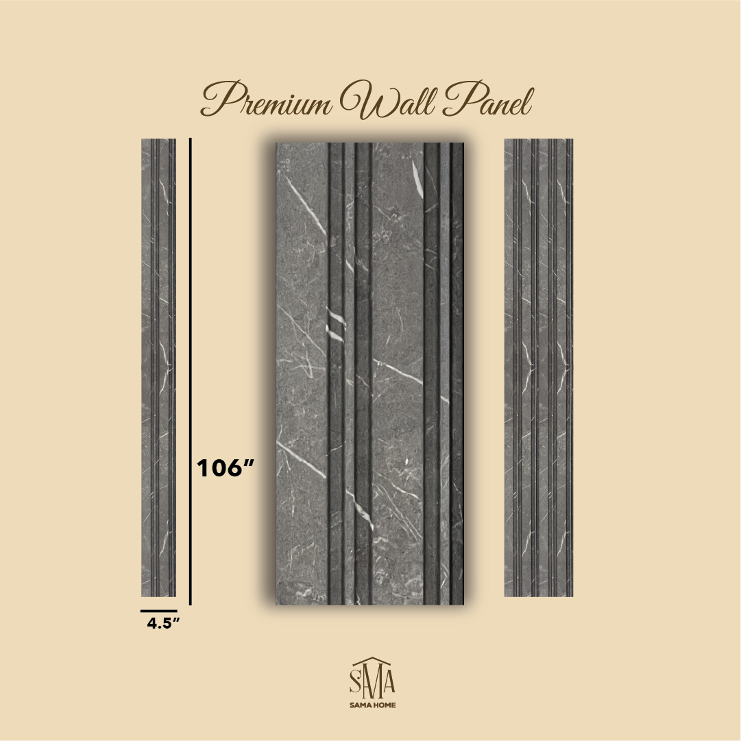 10‑Panel Calacatta‑Style Wall Cladding