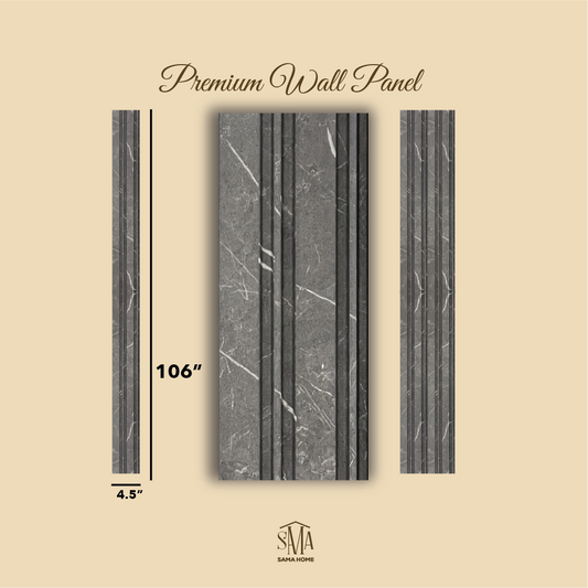 10‑Panel Calacatta‑Style Wall Cladding