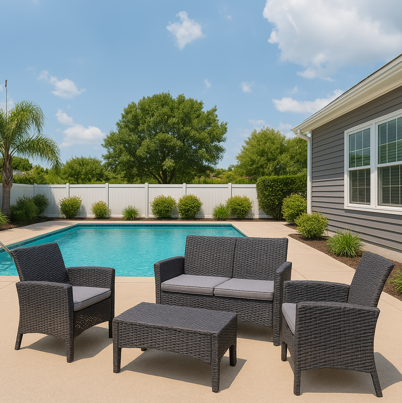 Rattan 1 Lounge Set